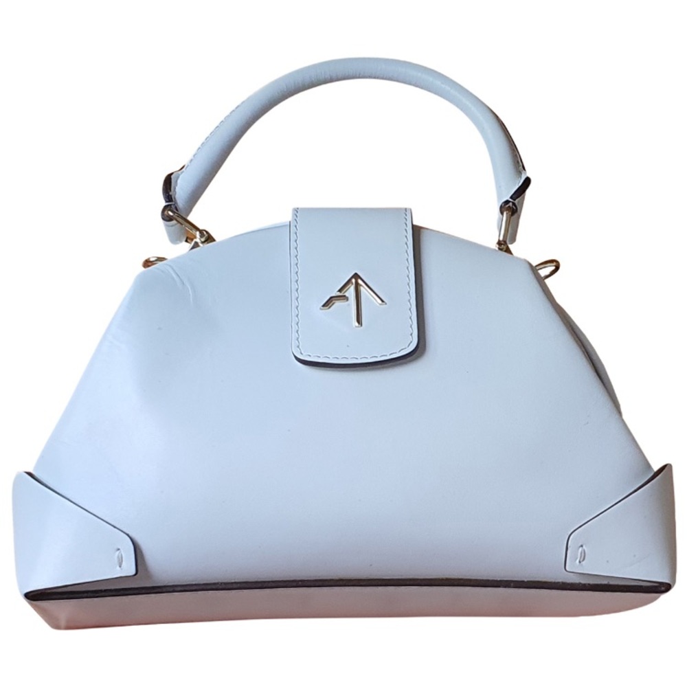 Manu Atelier white leather bag. Pristine condition. Used once. Dust bag included